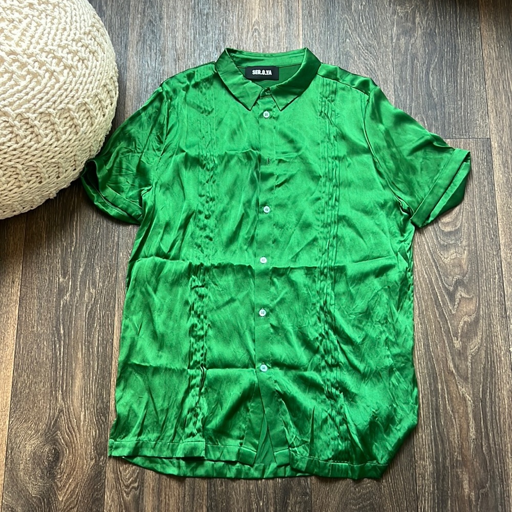 Whit Silk Button Down